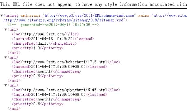 WordPress代码实现网站地图sitemap的html和xml的方法