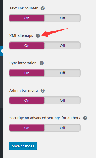 2018 yoast seo 网站地图设置 1 