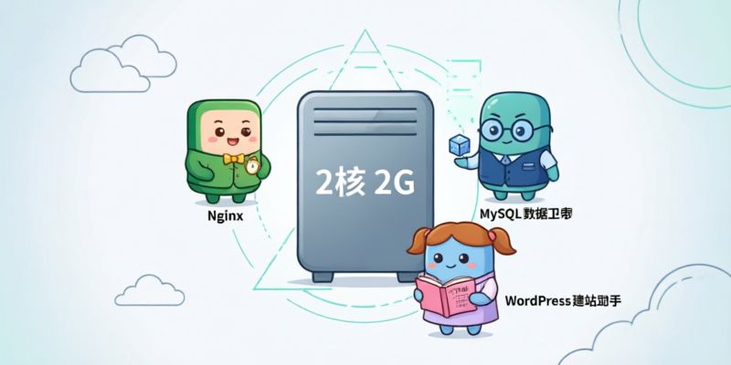 2核2G服务器同时运行Nginx、MySQL和WordPress是否够用?