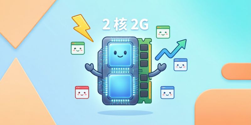对于小型网站,2核2G的云服务器性能是否足够?
