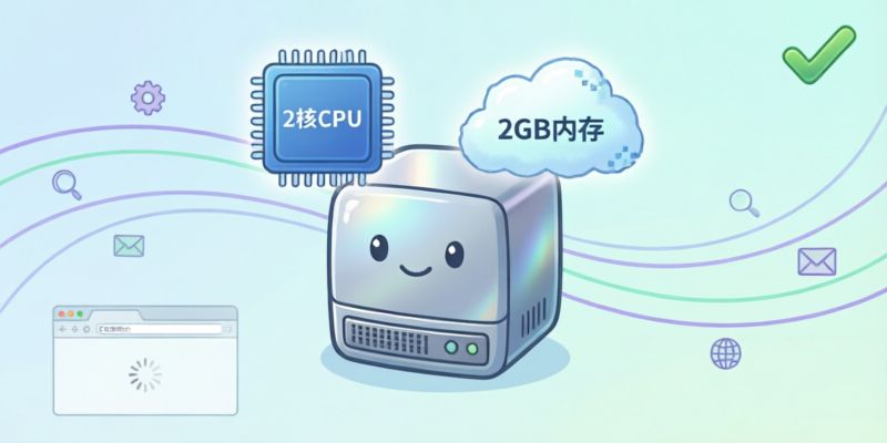 小型网站部署在2核2GB的服务器上够用吗?