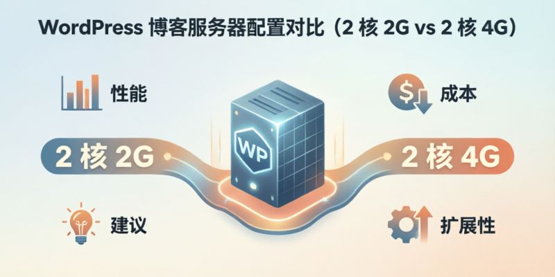 搭建WordPress博客用2核2G够吗,还是建议上2核4G?