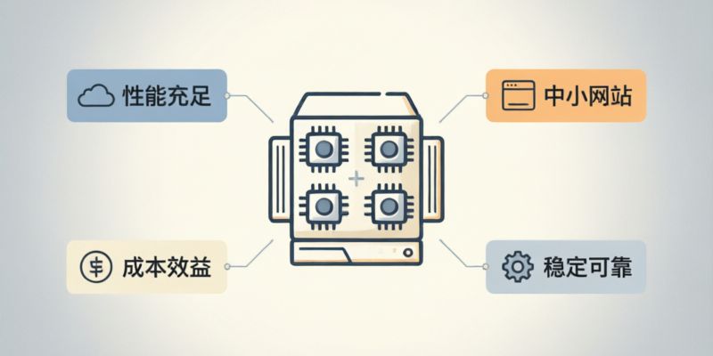 中小型网站使用4核8G服务器部署数据库性能足够吗?
