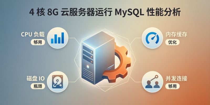 运行MySQL数据库时4核8G的云服务器性能足够吗?