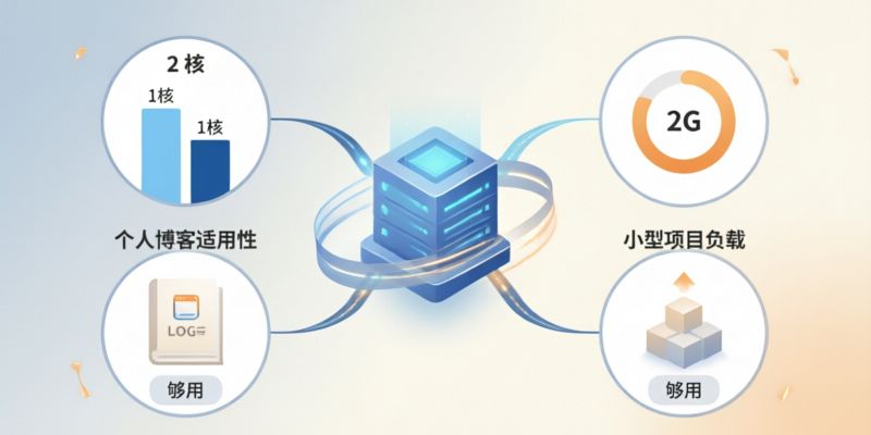 2核2G的服务器够用吗，适用于个人博客或小型项目？