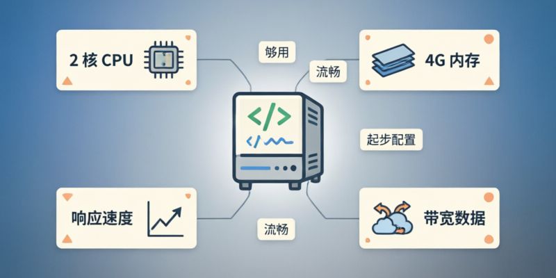 搭建个人博客网站,2核4G内存够用吗?
