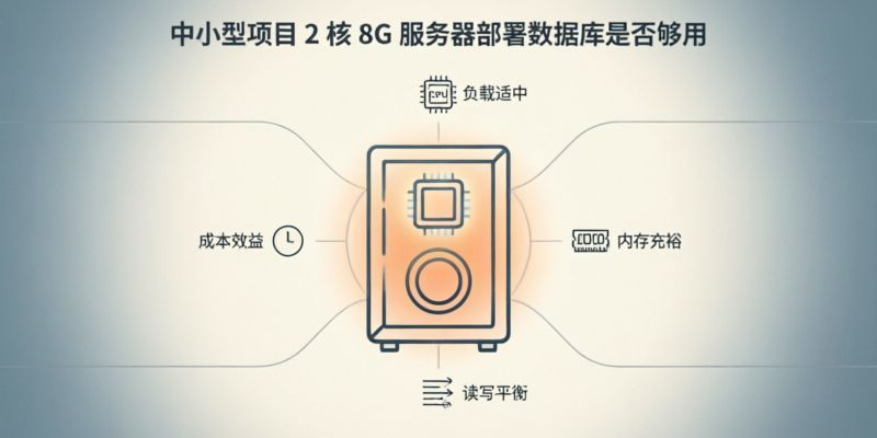 中小型项目使用2核8G服务器部署数据库是否够用?