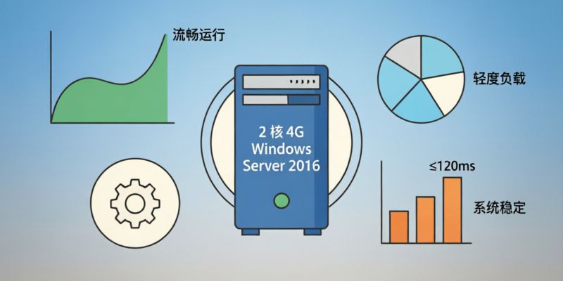 轻量级应用下2核4G运行Windows Server 2016是否足够流畅？
