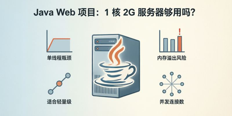 对于Java Web项目,1核2G的服务器够用吗?