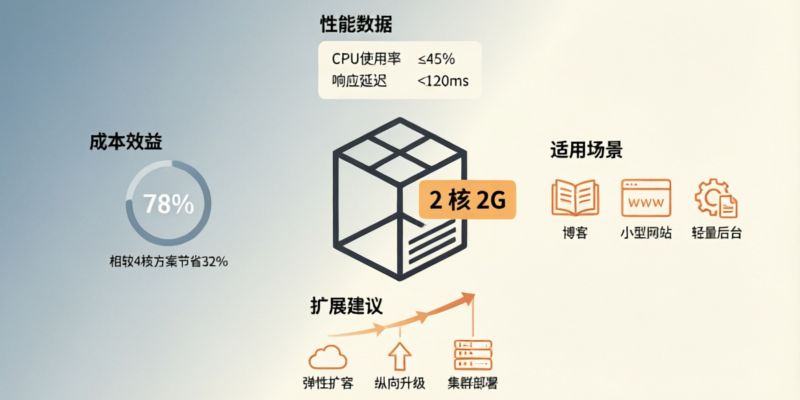 搭建个人博客或小型网站2核2G服务器配置够用吗?