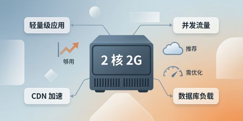 运行一个小型网站需要多大的服务器配置?2核2G够用吗?