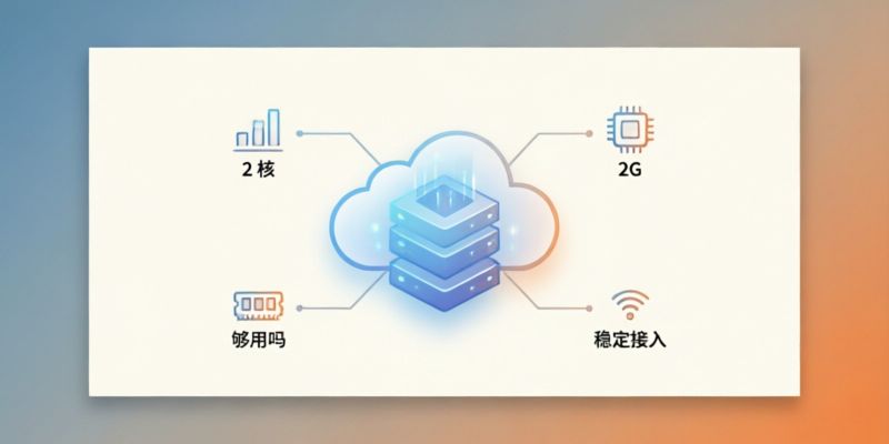 个人开发测试环境使用2核2G的云服务器够用吗?