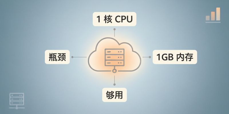 小型项目部署选择1核1GB配置够用吗？