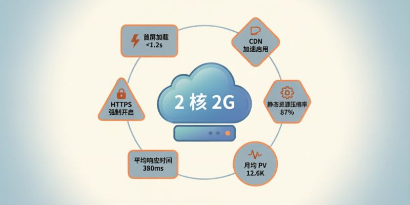 个人博客网站用2核2G的云服务器够用吗?