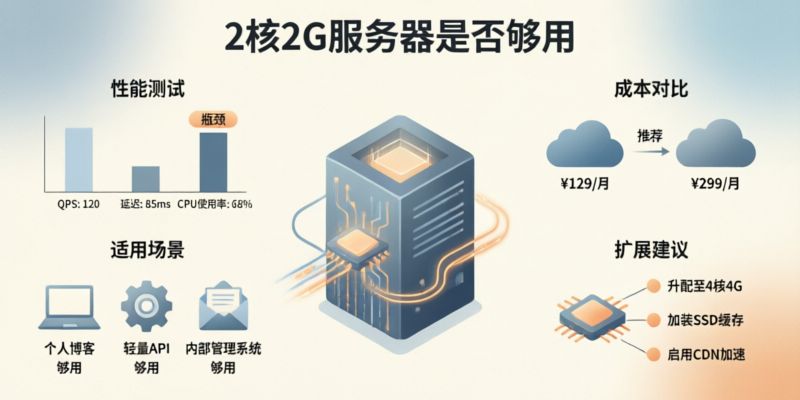 个人开发测试环境用2核2G的服务器够吗?