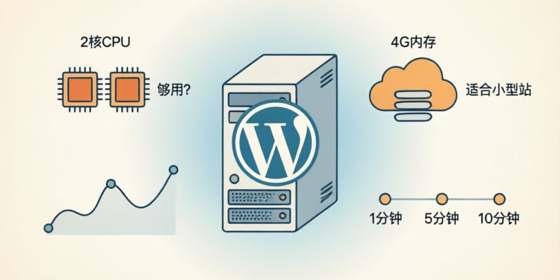 搭建WordPress博客或小型CMS用2核4G服务器够用吗？