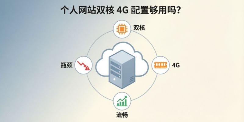 个人网站或博客选择双核4G配置够用吗?