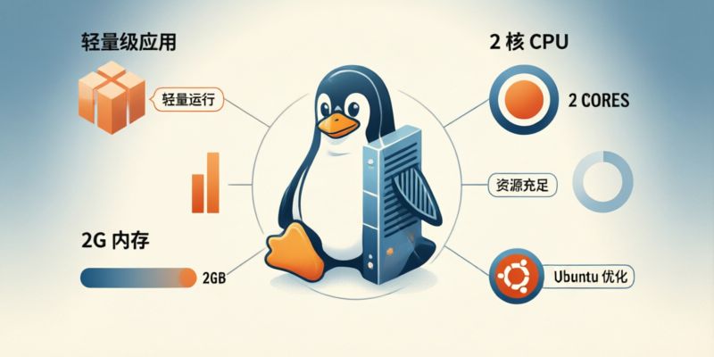 2核2G服务器运行Ubuntu系统是否足够应对轻量级应用?