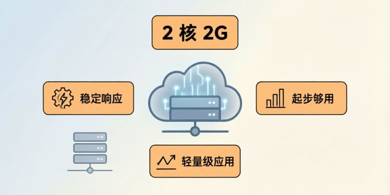 新手搭建博客或个人站选2核2G配置够用吗?
