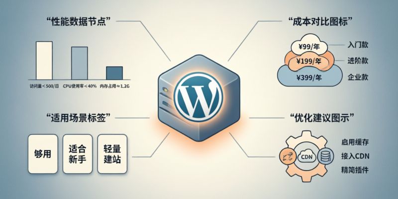 2核2G的云服务器搭建WordPress博客够用吗?