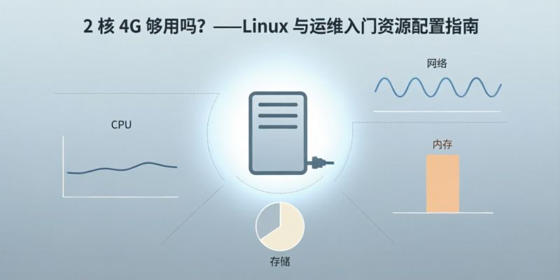 个人学习Linux和运维,2核4G够用吗?