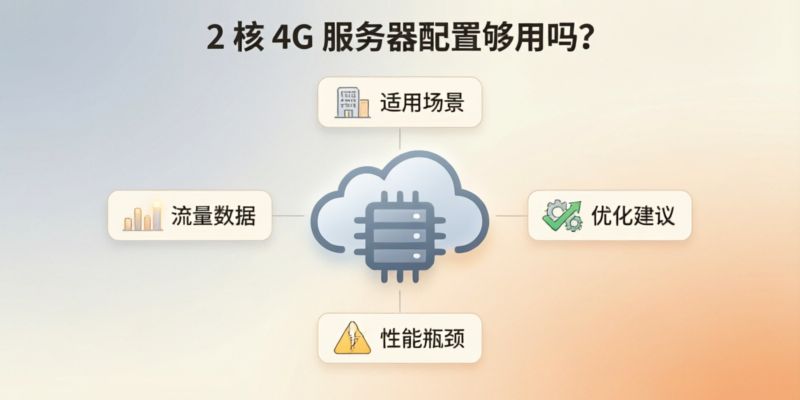 搭建网站时2核4G的服务器配置够用吗？