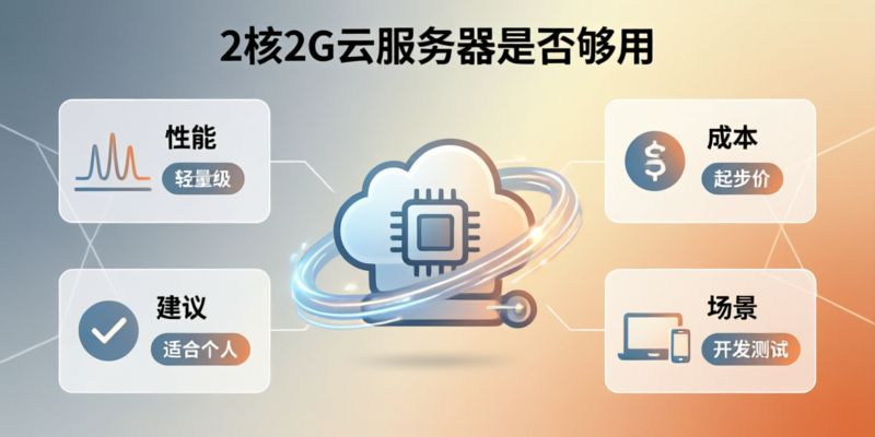 搭建个人博客或企业官网用2核2G的云服务器够用吗?
