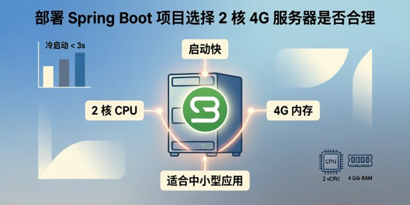 部署Spring Boot项目选择2核4G服务器合理吗?