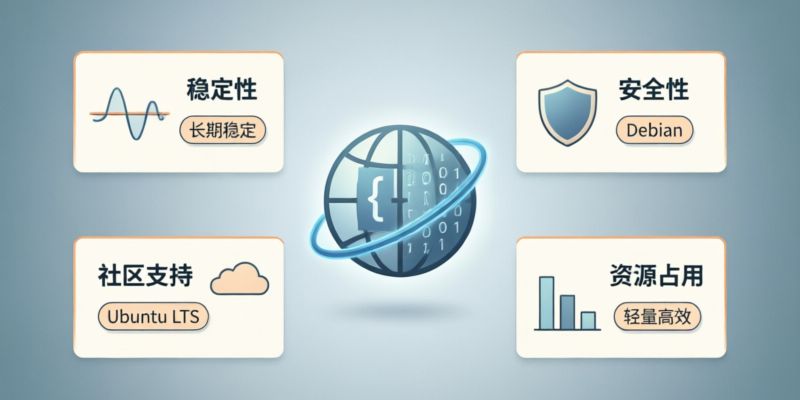 长期维护的建站服务器推荐使用哪个Linux系统?