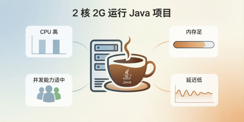 2核2G的服务器运行Java项目会不会卡?