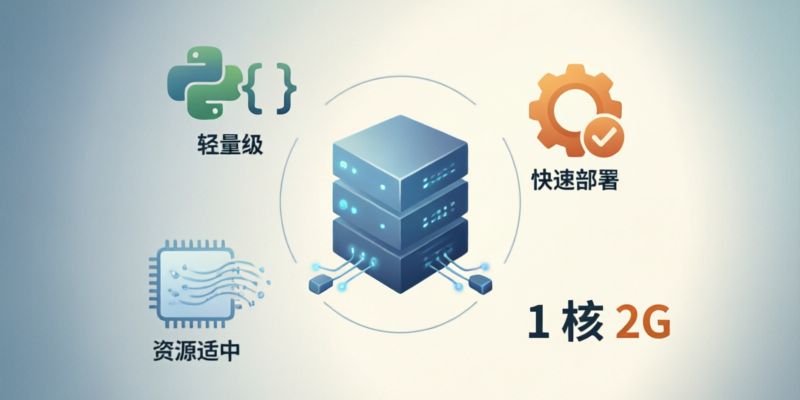 1核2G内存的服务器适合搭建Python开发测试环境吗?