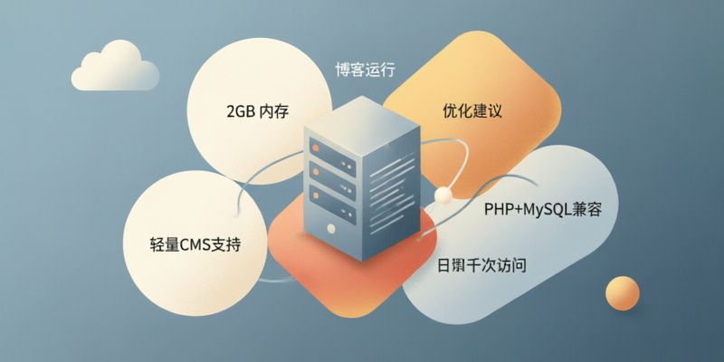 2GB内存的服务器能支持个人博客正常运行吗？