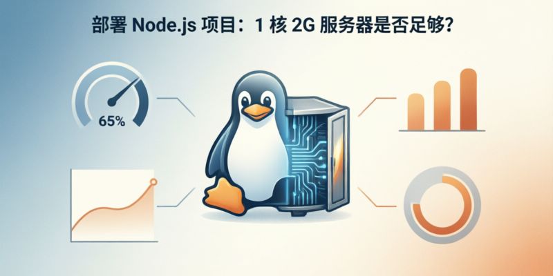 部署Node.js项目选择1核2G服务器是否足够？
