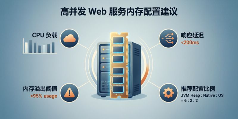 高并发Web服务环境下建议配置多少内存?