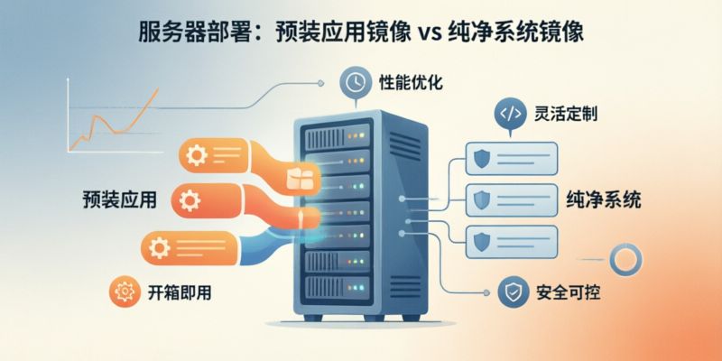 服务器部署时应该选择预装应用镜像还是纯净系统镜像?